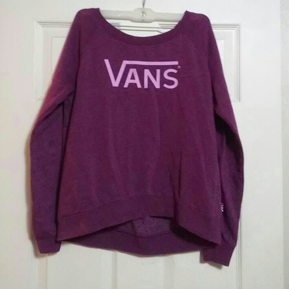 vans purple sweatshirt